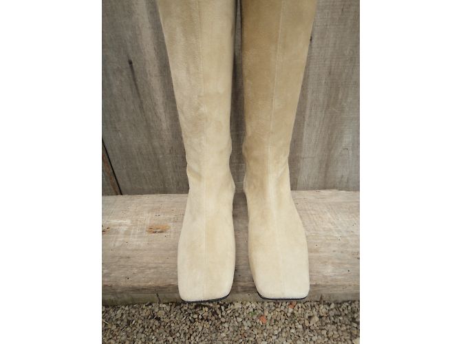 Botas Robert Clergerie de ante beige - vista 5
