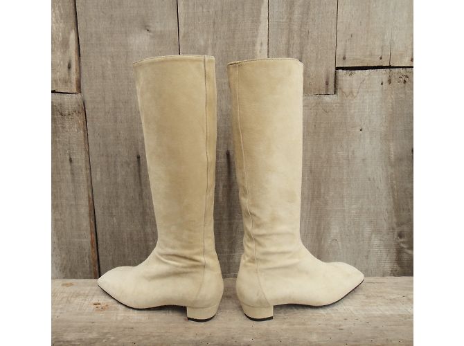 Botas Robert Clergerie de ante beige - vista 6