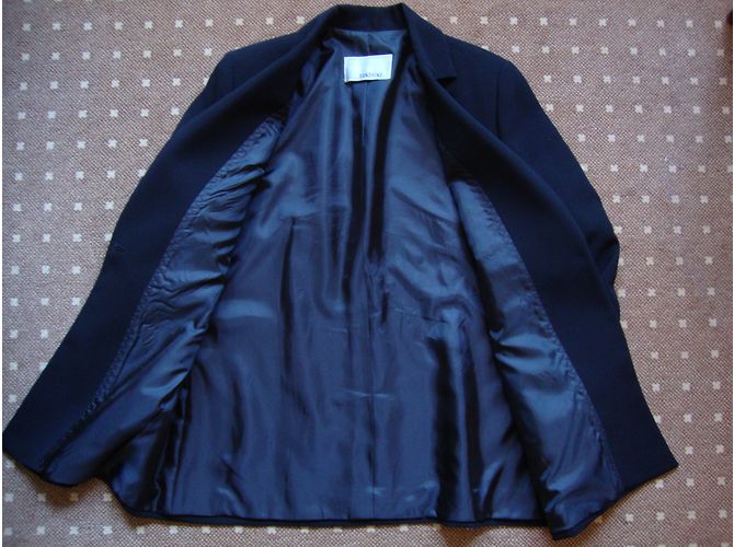 inconnue Schwarze Jacke mit Perlen Dekoration Größe 44 - Ansicht 4