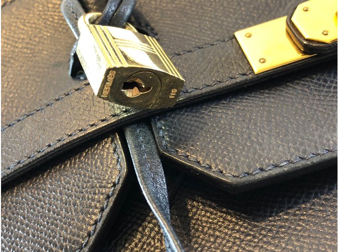 Hermès Birkin 40 Marineblau - Ansicht 15