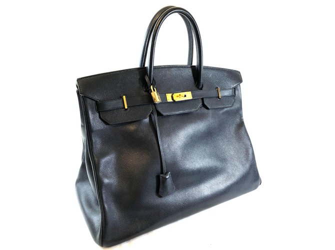 Hermès Birkin 40 Marineblau - Ansicht 2