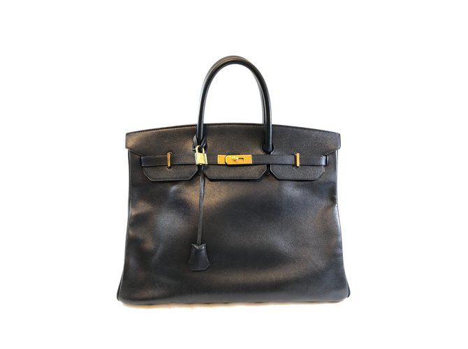 Hermès Birkin 40 Marineblau - Ansicht 5