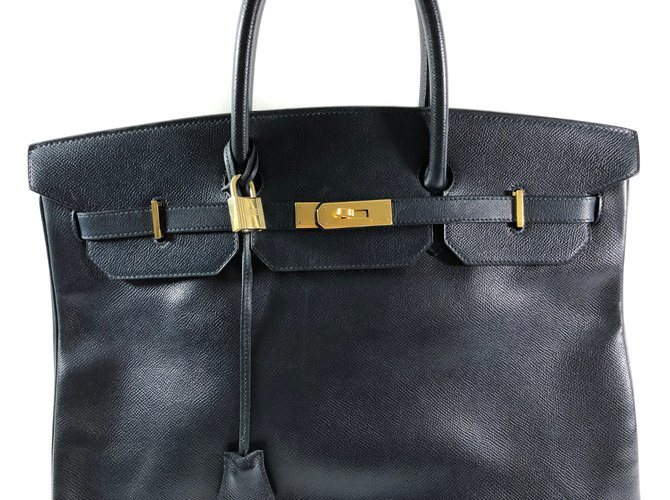 Hermès Birkin 40 Marineblau - Ansicht 8