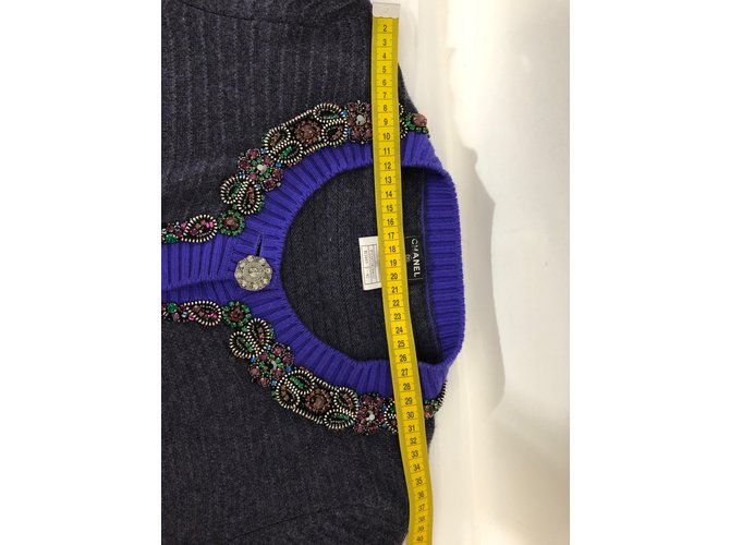 Chanel Cárdigan Gris - vista 16