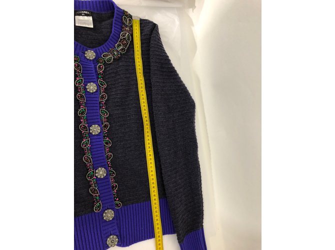 Chanel Cárdigan Gris - vista 18