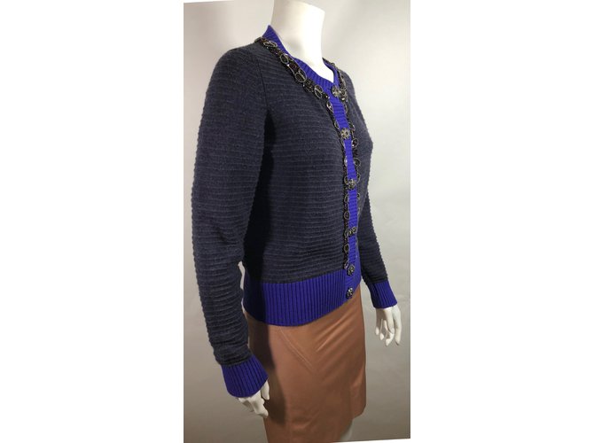 Chanel Cárdigan Gris - vista 4