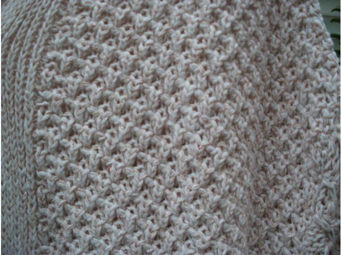 Chaleco de punto Zara beige de algodón forma capa - vista 3