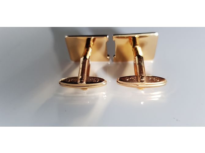 Dior gemelli in onice e oro placcato - vista 6