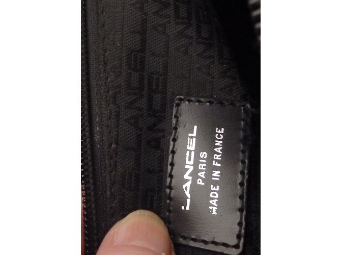 Borsa a mano Lancel in pelle liscia nera Nero - vista 3