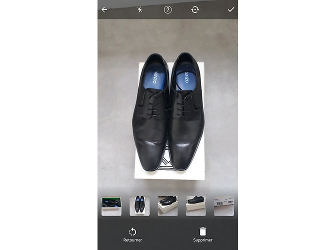 Mocassini Kenzo in pelle nera Nero - vista 3