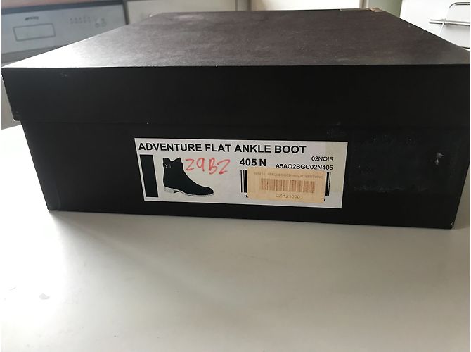 Stivaletti Louis Vuitton in pelle nera 40.5 Nero - vista 6