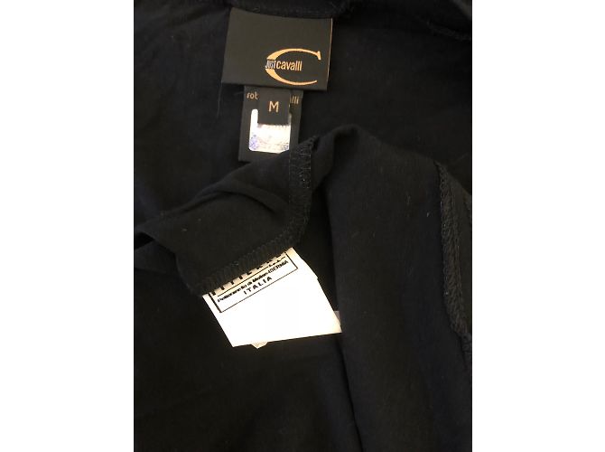 Camiseta de algodón negra Just Cavalli Negro - vista 3