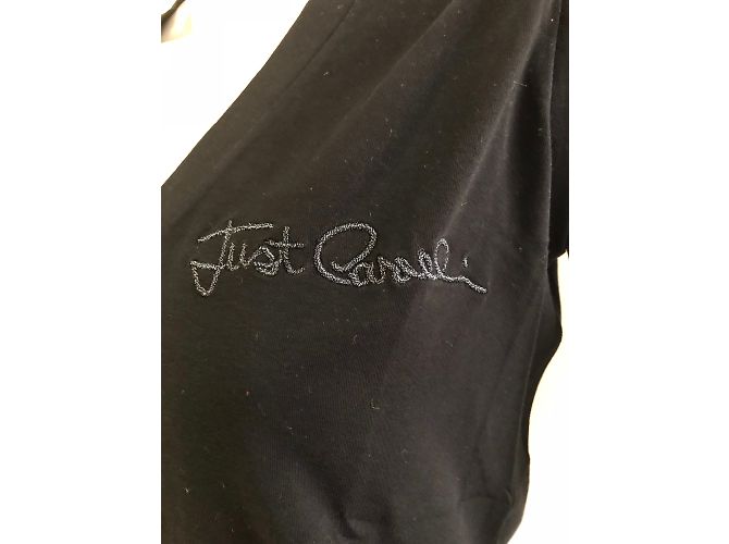 Camiseta de algodón negra Just Cavalli Negro - vista 4