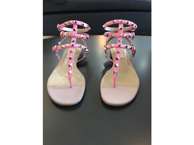Valentino Sandálias Rockstud - vista 2