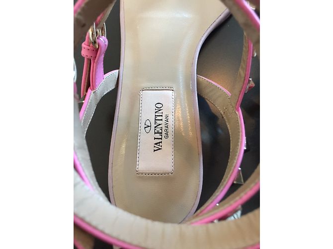 Valentino Sandálias Rockstud - vista 3