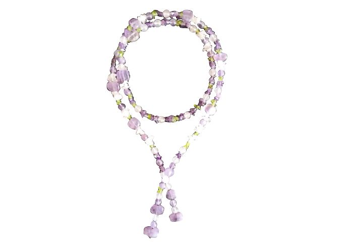 Autre Marque Collana lunga Eva V con pietre semipreziose Multicolore - vista 2