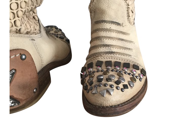Botines baldan Beige - vista 2