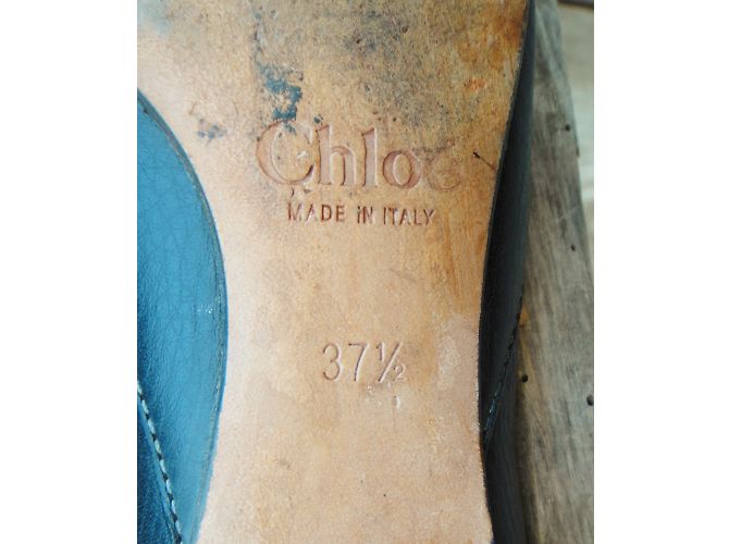 Botas Chloé de piel granulada negra Negro - vista 8