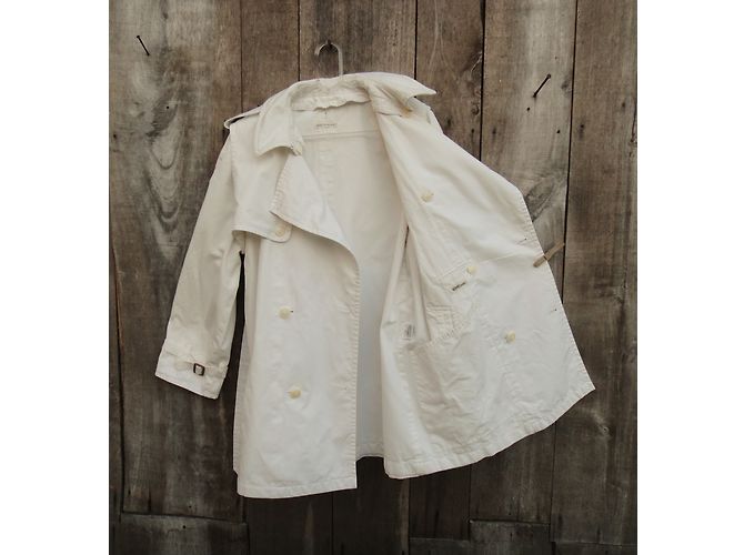Hermès Impermeabili Bianco - vista 5