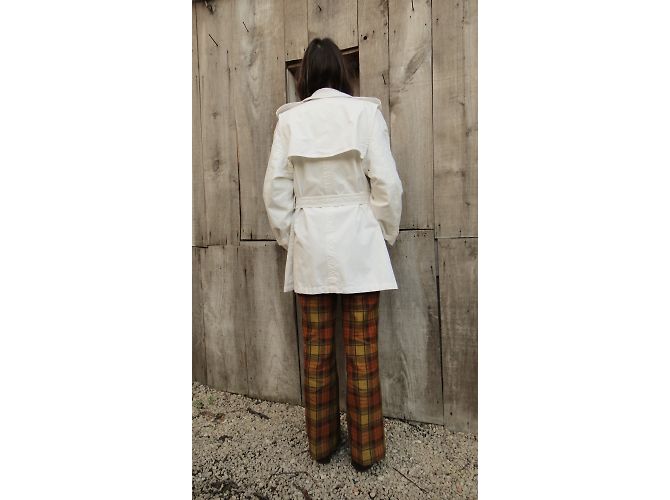 Hermès Impermeabili Bianco - vista 9