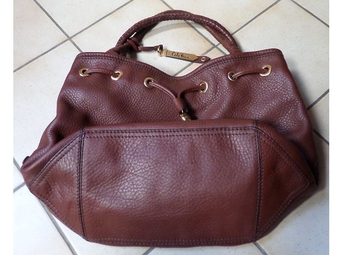 Cole Haan Leather Handbag Brown - view 4