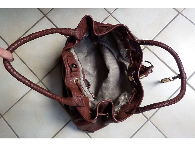 Cole Haan Leather Handbag Brown - view 6