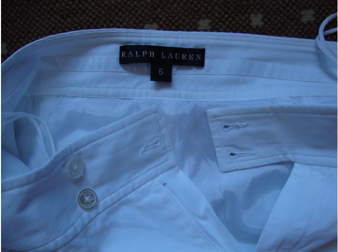 Pantalones Ralph Lauren de algodón blanco - vista 2