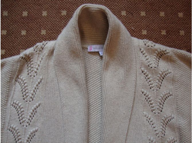 Chaqueta Paul & Joe Sister de algodón crema Crudo - vista 4
