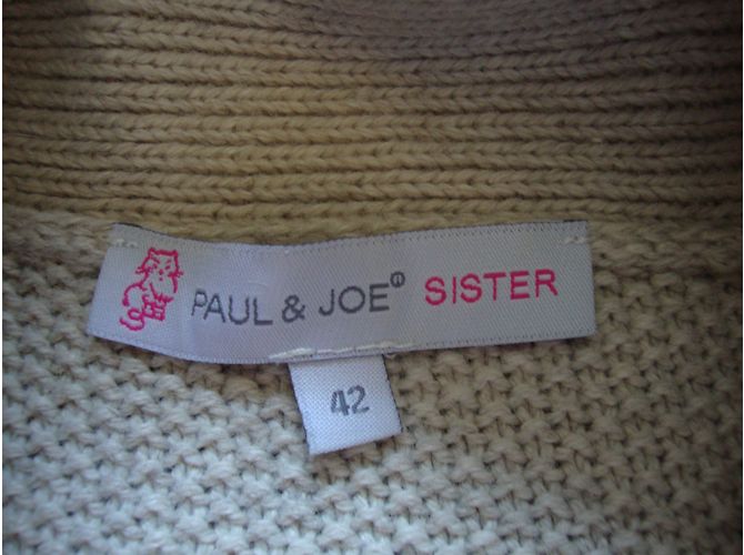 Chaqueta Paul & Joe Sister de algodón crema Crudo - vista 7