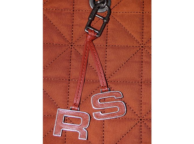 Borsa Shopping Maxi Sonia Rykiel Marrone Pelle e Poliestere - vista 8