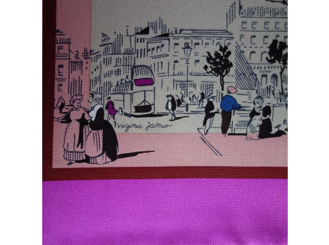 Hermès Lenços de seda Multicor - vista 6