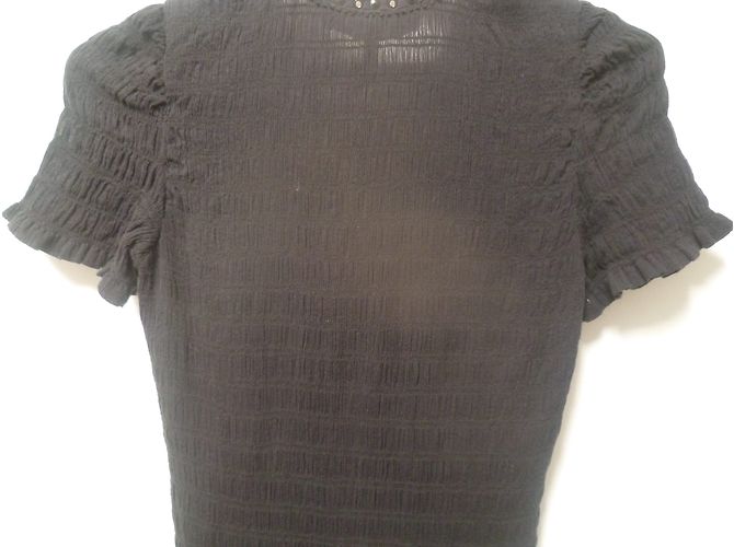 Vestido Isabel Marant de algodón negro bordado - vista 5