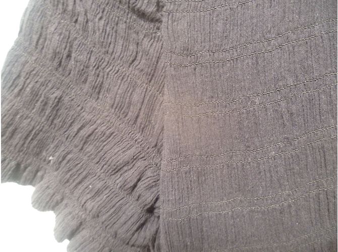 Vestido Isabel Marant de algodón negro bordado - vista 7