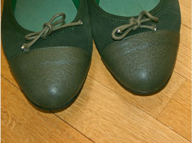 Autre Marque Bailarinas Mortarotti Verde - vista 3