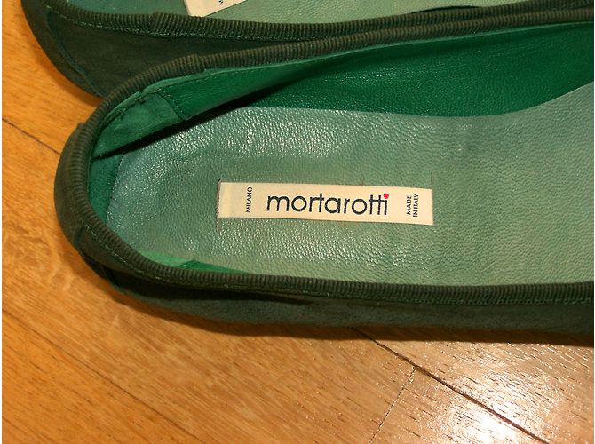 Autre Marque Bailarinas Mortarotti Verde - vista 4
