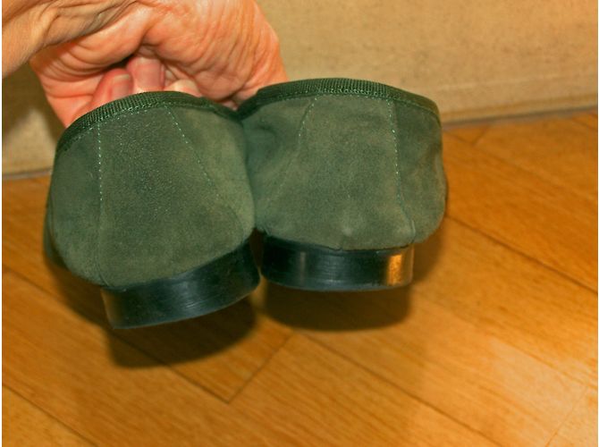 Autre Marque Bailarinas Mortarotti Verde - vista 5