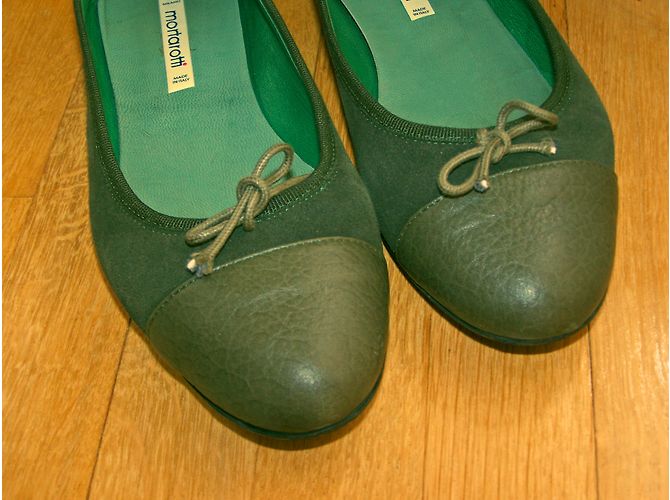 Autre Marque Bailarinas Mortarotti Verde - vista 8