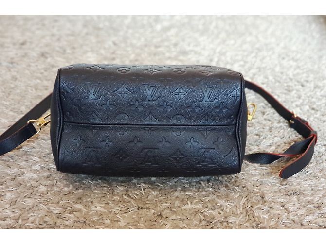 Louis Vuitton SPEEDY BANDOULIÈRE 25 Blu - vista 3