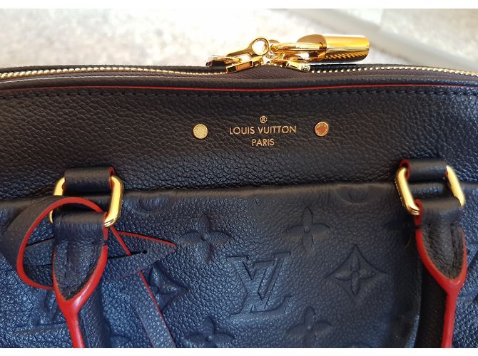Louis Vuitton SPEEDY BANDOULIÈRE 25 Blu - vista 4