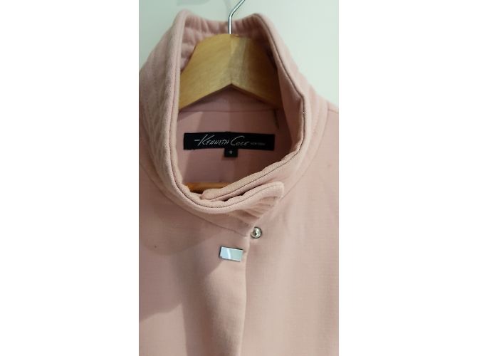 Kenneth Cole abrigo cuello rosa embudo - vista 3