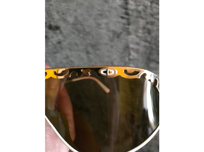 Gafas de sol Christian Dior Doradas de Metal Dorado - vista 3