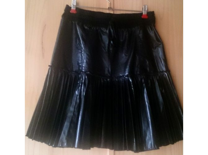 Haut Sonia Rykiel en soie noir - vue 2