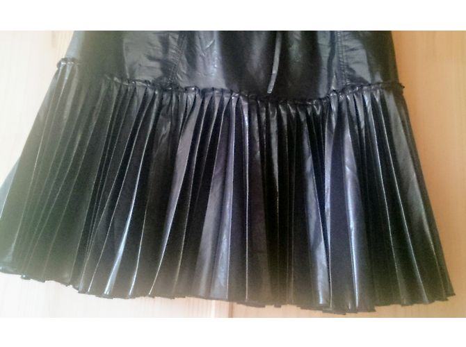 Haut Sonia Rykiel en soie noir - vue 7