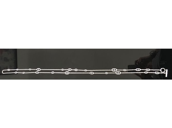 Hermès Lange Halsketten Silber - Ansicht 2