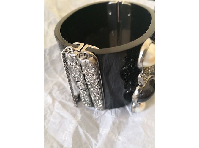 Chanel Armbänder Schwarz Weiß - Ansicht 12
