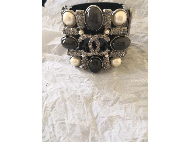 Chanel Armbänder Schwarz Weiß - Ansicht 14