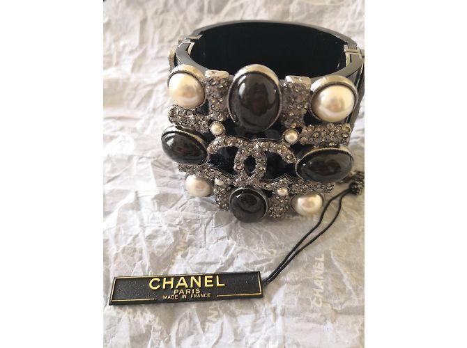 Chanel Armbänder Schwarz Weiß - Ansicht 3