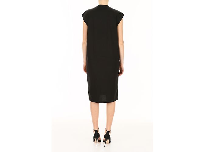 Céline Kleid aus Baumwolljersey Schwarz - Ansicht 3