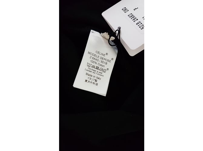 Céline Kleid aus Baumwolljersey Schwarz - Ansicht 6