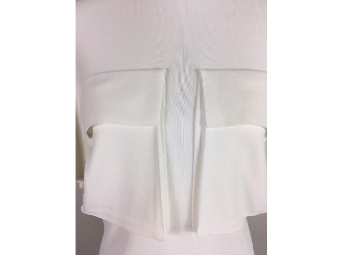 Camiseta Céline con bolsillo de parche blanca de algodón Blanco - vista 4